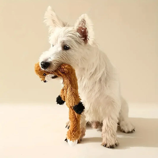 Plush Sounding Animal Dog Chew Toy