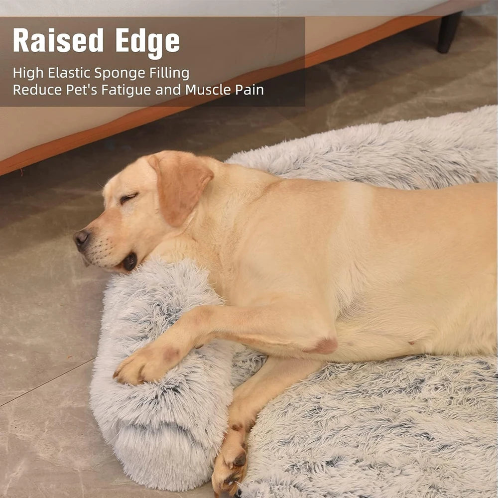 Removable Plush Pet Dog Bed Sofa