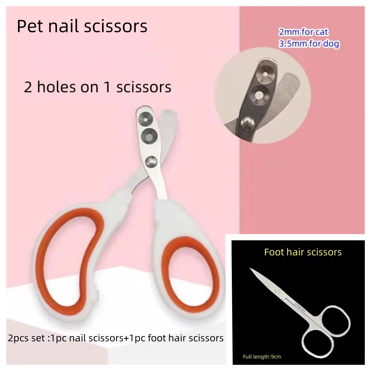 Professional Pet Grooming Scissors Set