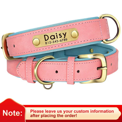 Customized Leather Dog Collar