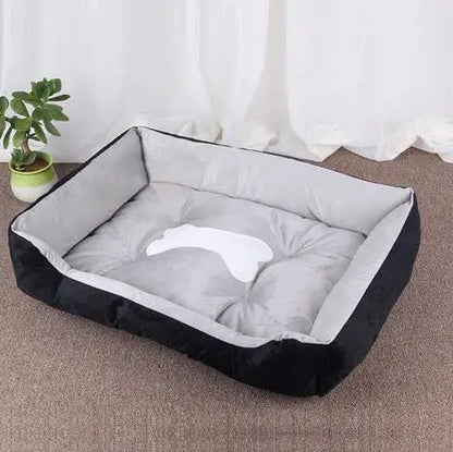 Washable Warm Bone Shaped Dog Bed