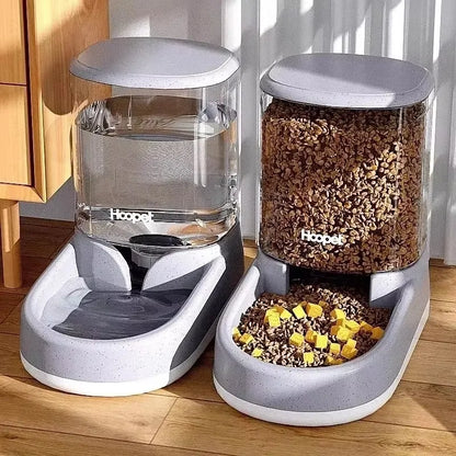 Large Capacity Automatic Pet Feeder Drinking Bowl