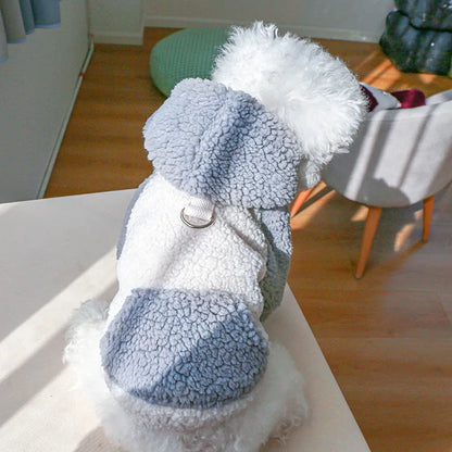 Berber Fleece Hooded Dog Sweater