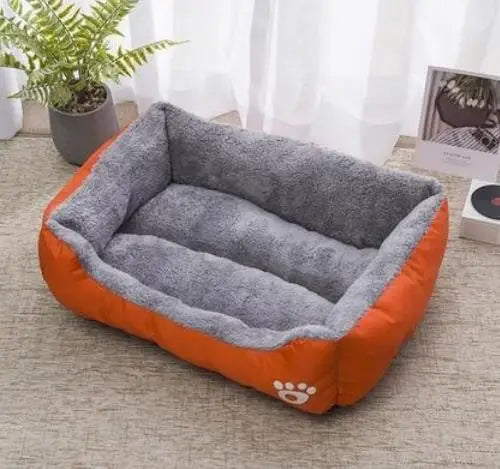 Washable Warm Bone Shaped Dog Bed