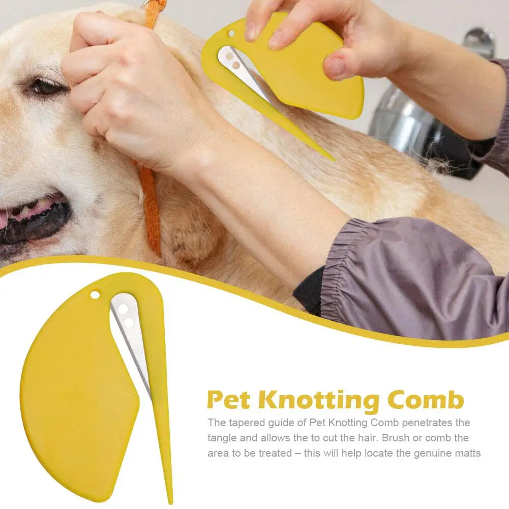 Cat and Dog Comb for Knotting