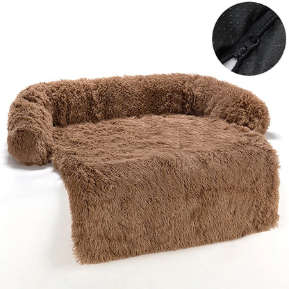 Removable Plush Pet Dog Bed Sofa