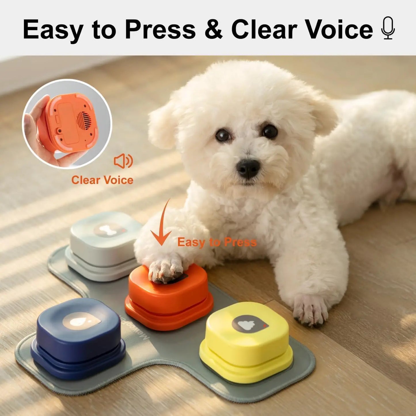 Talking Pet Communication Button Toy