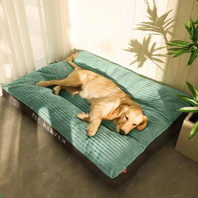 Soft Winter Dog Bed Corduroy Sleeping Mat