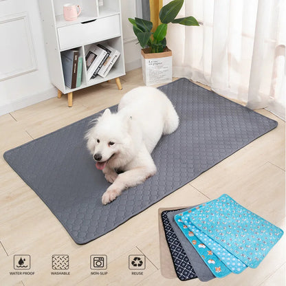 Washable Reusable Dog Urine Pads Anti-Slip Training Pee Mat