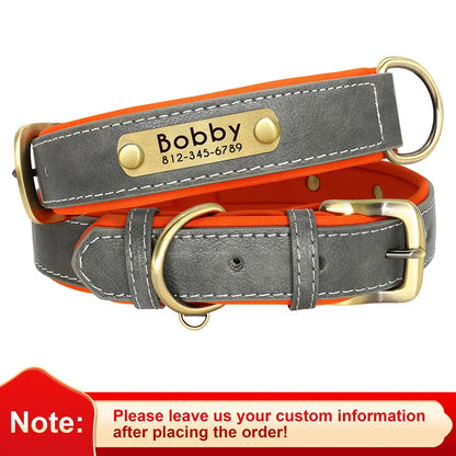 Customized Leather Dog Collar