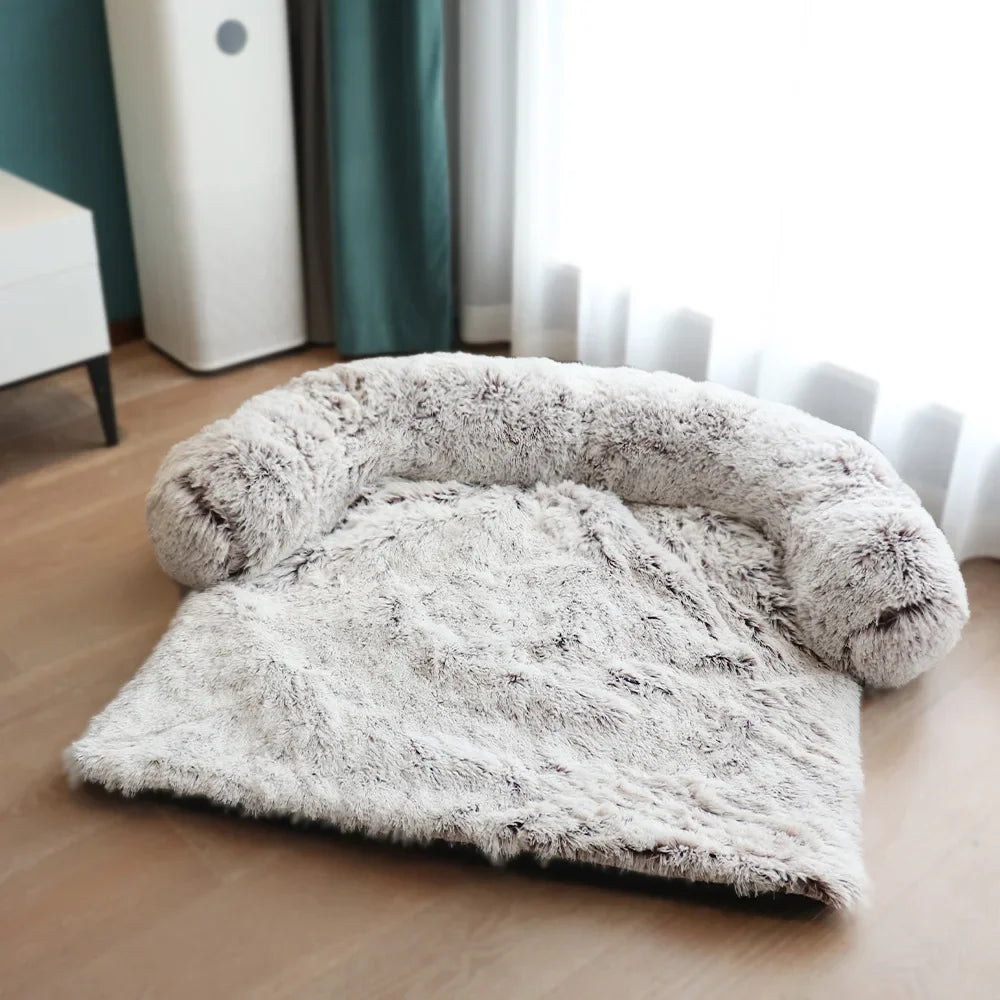 Removable Plush Pet Dog Bed Sofa