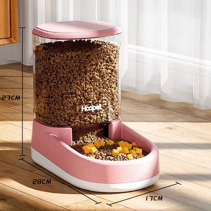 Large Capacity Automatic Pet Feeder Drinking Bowl