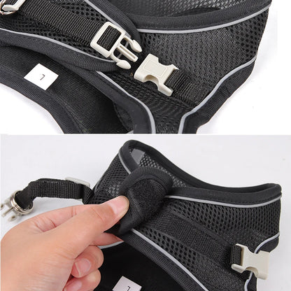 Adjustable Dog Harness Leash Set