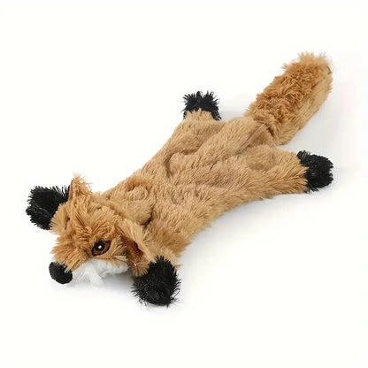 Plush Sounding Animal Dog Chew Toy