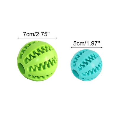 Interactive Rubber Dog Toy Ball