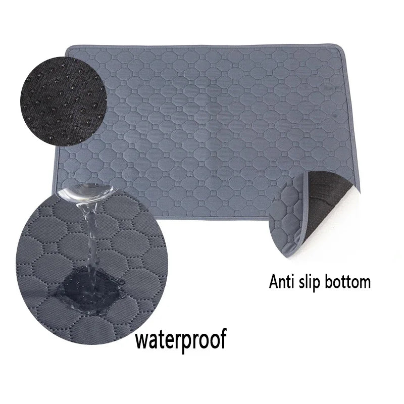 Washable Reusable Dog Urine Pads Anti-Slip Training Pee Mat