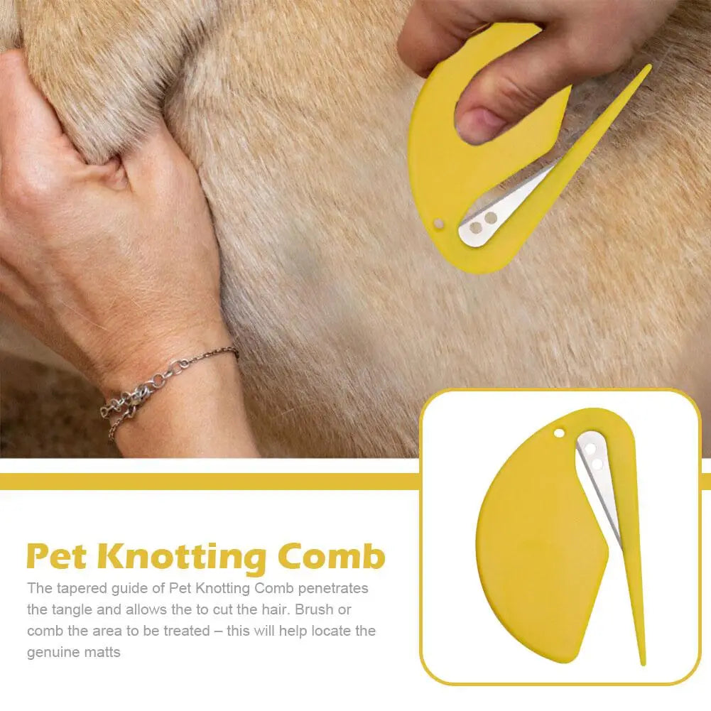 Cat and Dog Comb for Knotting