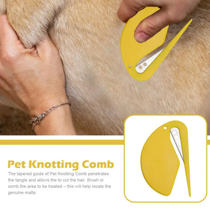 Cat and Dog Comb for Knotting