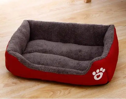 Washable Warm Bone Shaped Dog Bed