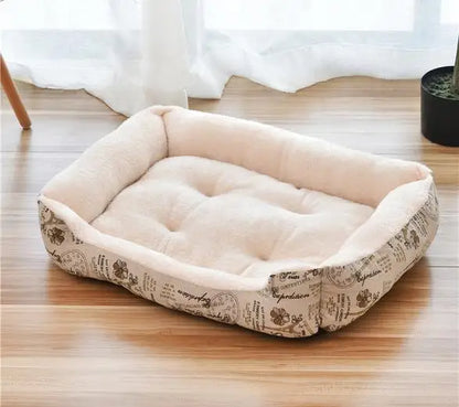 Washable Warm Bone Shaped Dog Bed