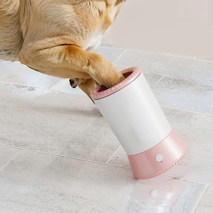 Electric Pet Paw Washer Cup Portable Dog Foot Cleaner Machine