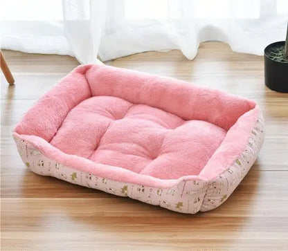 Washable Warm Bone Shaped Dog Bed