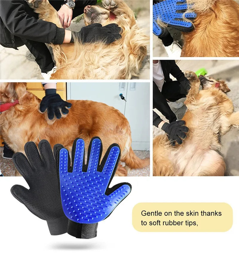 Silicone Pet Bath Brush Glove