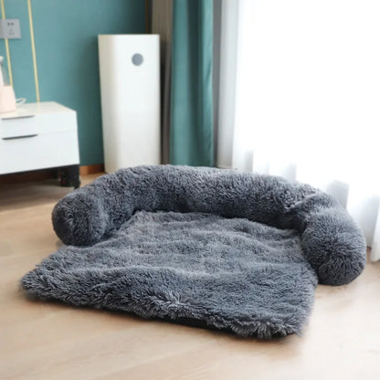 Removable Plush Pet Dog Bed Sofa