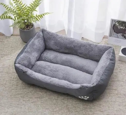 Washable Warm Bone Shaped Dog Bed